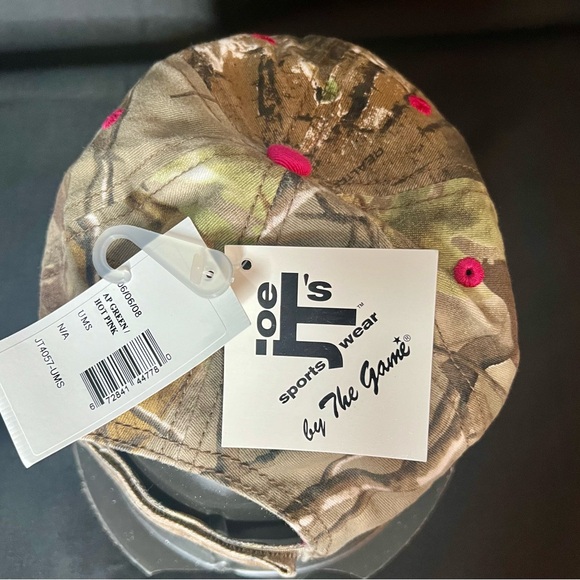 🤩Womens NWT Ole Miss Mississippi Rebels Football Camo & Pink Adjustable Hat Cap - Picture 5 of 8